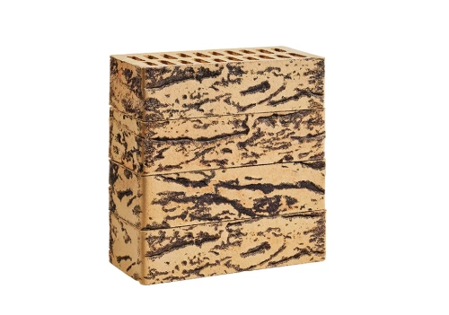 Лицевой кирпич Береста, жёлтый 1НФ M150-200