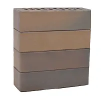 Клинкер фасадный светло-коричневый флэш "Прага" 0,71 NF гладкий