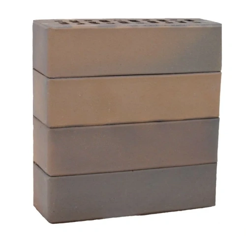 Клинкер фасадный светло-коричневый флэш "Прага" 0,71 NF гладкий