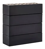 Клинкер фасадный чёрный матовый "Рейкьявик" 0,71NF гладкий