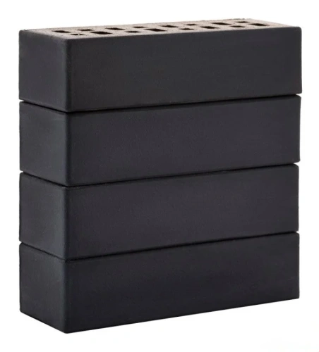 Клинкер фасадный чёрный матовый "Рейкьявик" 0,71NF гладкий