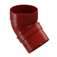 Колено для желоба 45˚ Docke Standard Красный